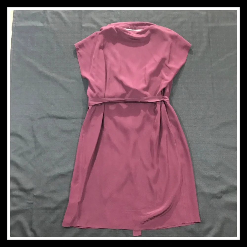 All Saints 100% Silk Dress - Picture 3 of 4